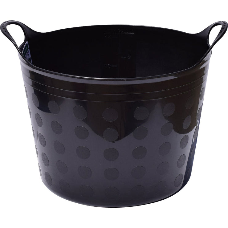 Image of Tuff Stuff 16 Gal. Black Plastic Flex Tub