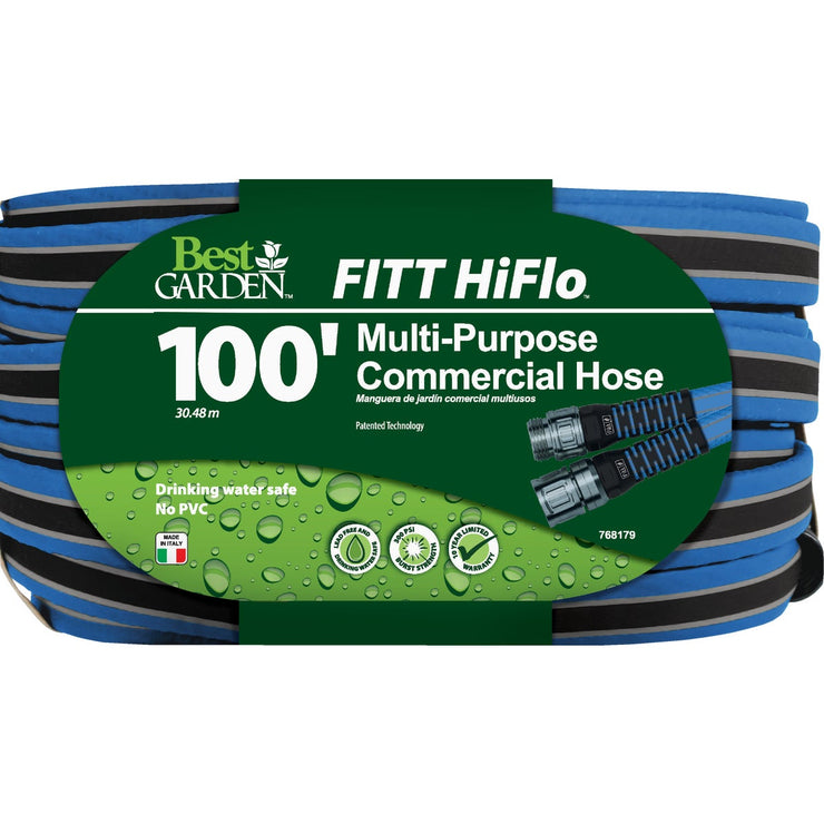 Image of Best Garden Hiflo 100 Ft. Lightweight & Compact Garden Hose