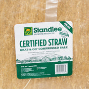 Image of Standlee Premium Western Forage 18 Cu. Ft. Certified Straw Grab & Go Compressed Bale