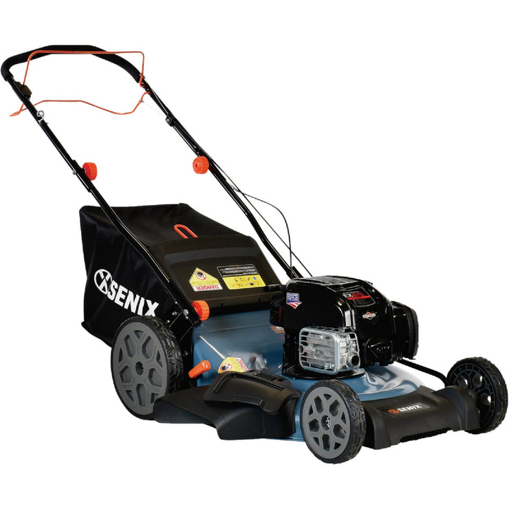 Image of Senix 22 In. 163cc 3-In-1 Self-Propelled Gas Lawn Mower