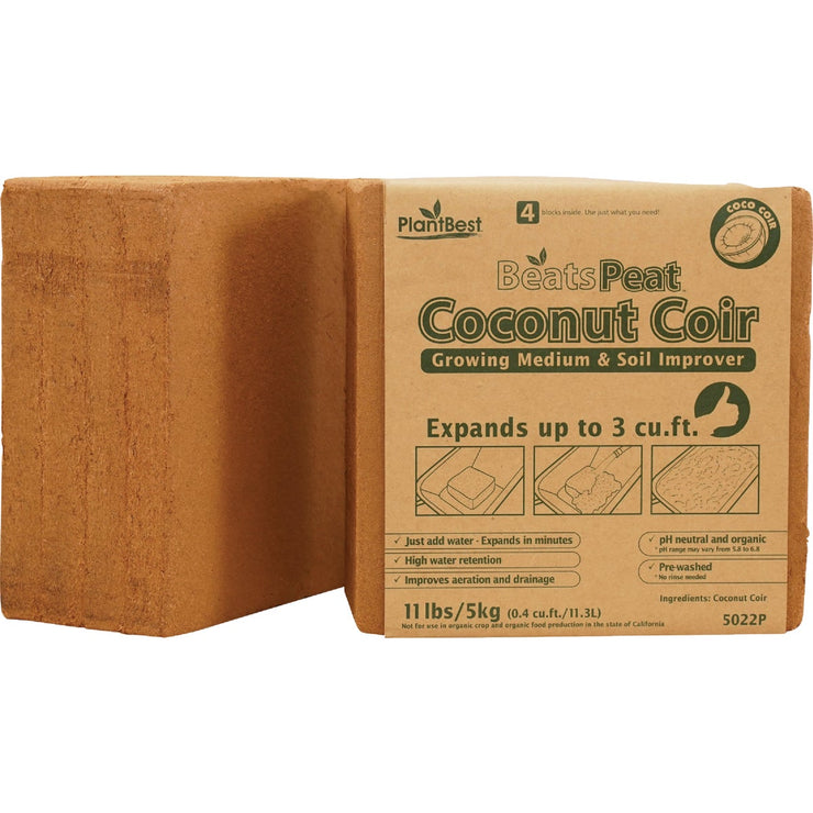 Image of PlantBest BeatsPeat 3 Cu. Ft. Expandable Coconut Coir