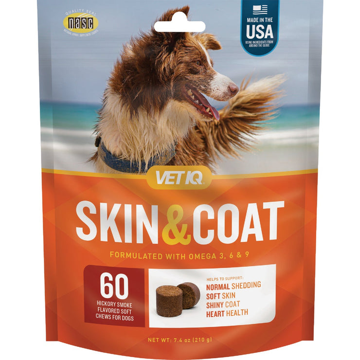 Image of VetIQ 7.4 Oz. Skin & Coat Chews (60-Pack)
