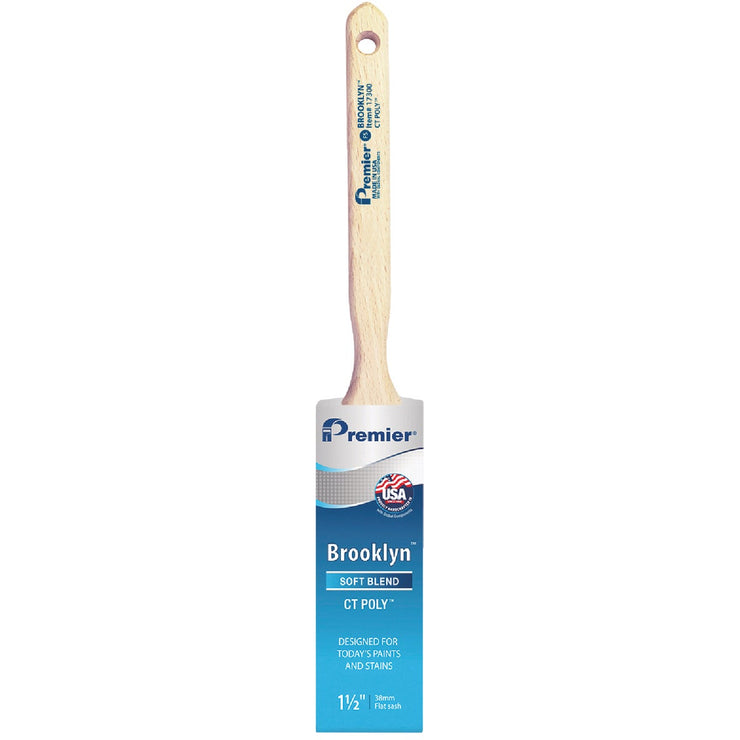 Image of Premier Brooklyn 1-1/2 In. Flat Sash CT Paint Brush
