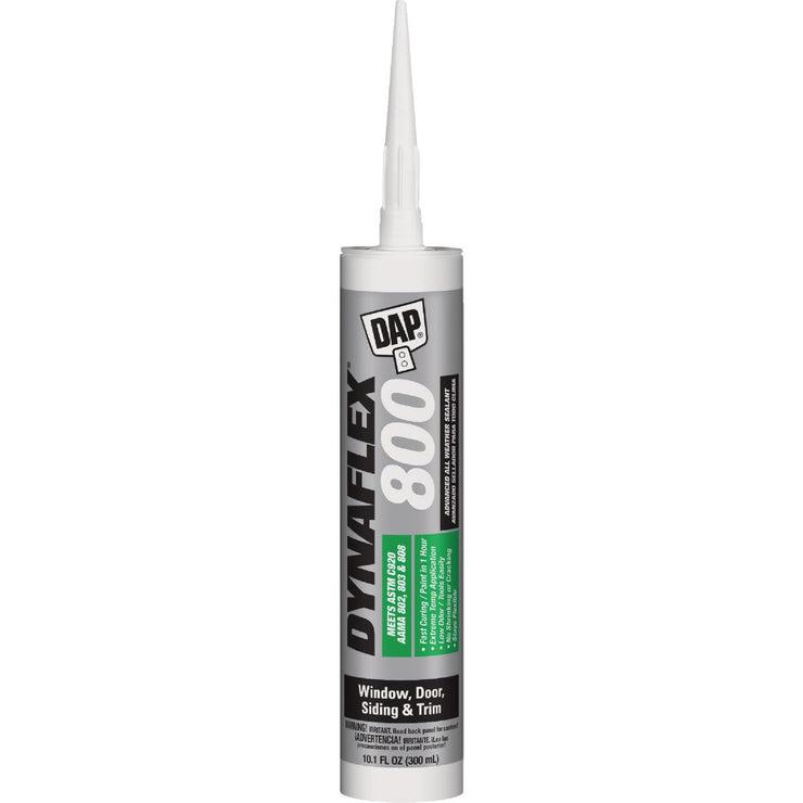 Image of DAP Dynaflex 800 10.1 Oz. Advanced Window, Door, Siding, & Trim Polymer Sealant - Black BK009