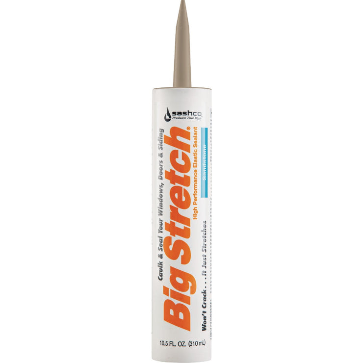 Image of Sashco Big Stretch 10.5 Oz. Acrylic Elastomeric Caulk, Sandstone