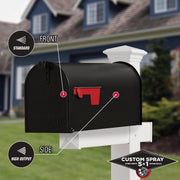 Image of Rust-Oleum Stops Rust 12 Oz. Custom Spray 5 in 1 Semi-Gloss Spray Paint, Black