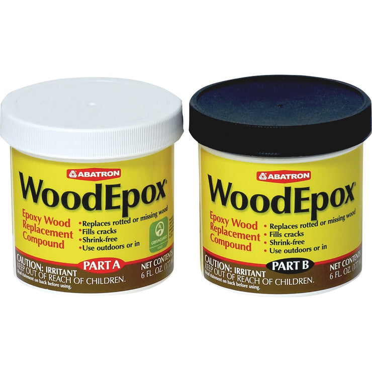 Image of Abatron WoodEpox - Includes 6 Oz. Part A & 6 Oz. Part B