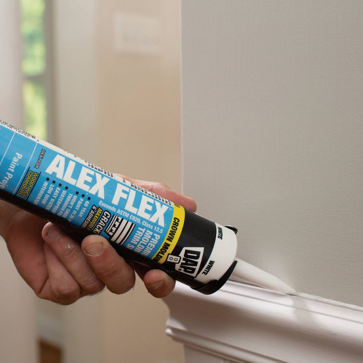 Image of Dap Alex Flex 10.1 Oz. Premium Molding & Trim Acrylic Latex Siliconized Sealant, Antique White
