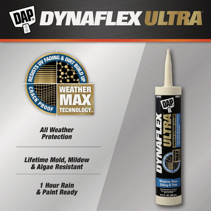 Image of Dap Dynaflex Ultra 10.1 Oz. Dark Bronze Advanced Exterior Sealant for Window, Door & Siding