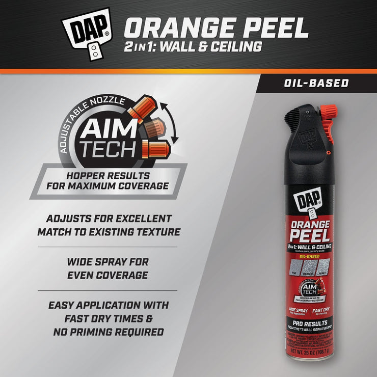 Image of Dap 25 Oz. 2-In-1 Orange Peel Oil Base Spray Texture