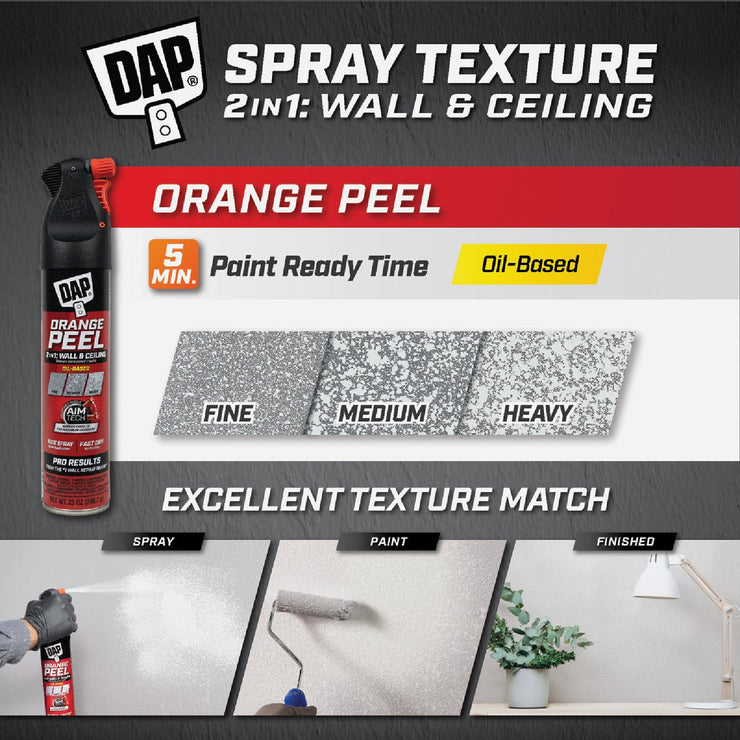 Image of Dap 25 Oz. 2-In-1 Orange Peel Oil Base Spray Texture