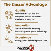 Image of Zinsser Cover Stain Classic Oil-Based 100 Low VOC Interior/Exterior Primer, Flat White, 1 Gal.