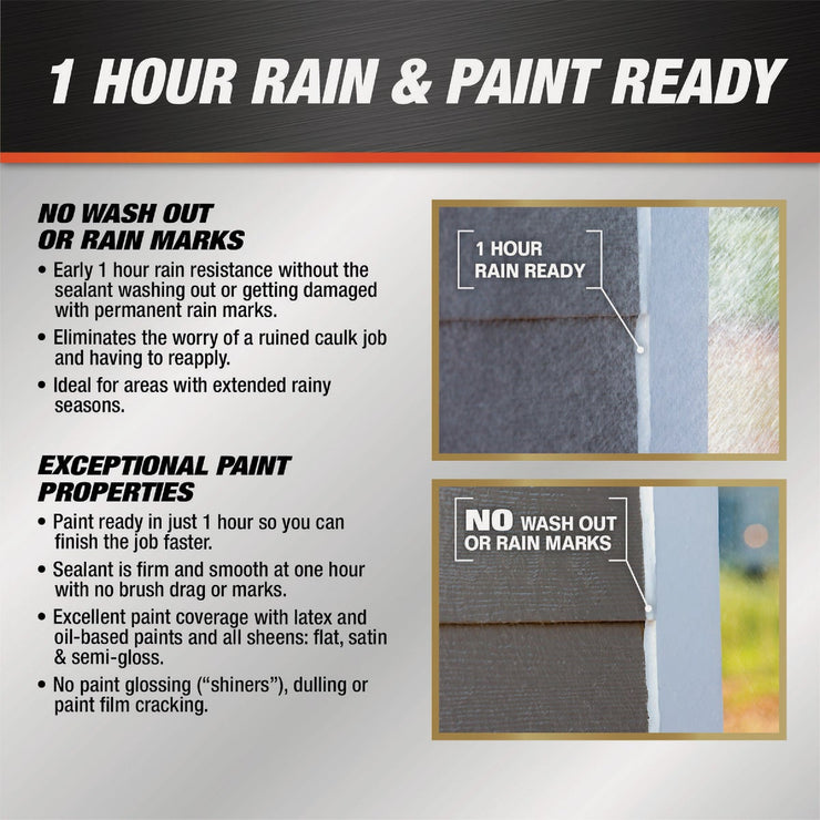 Image of Dap Dynaflex Ultra 5.5 Oz. Clear Advanced Exterior Sealant for Window, Door & Siding
