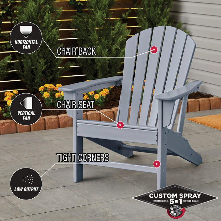 Image of Rust-Oleum Stops Rust 12 Oz. Custom Spray 5 in 1 Gloss Spray Paint, Smoke Gray