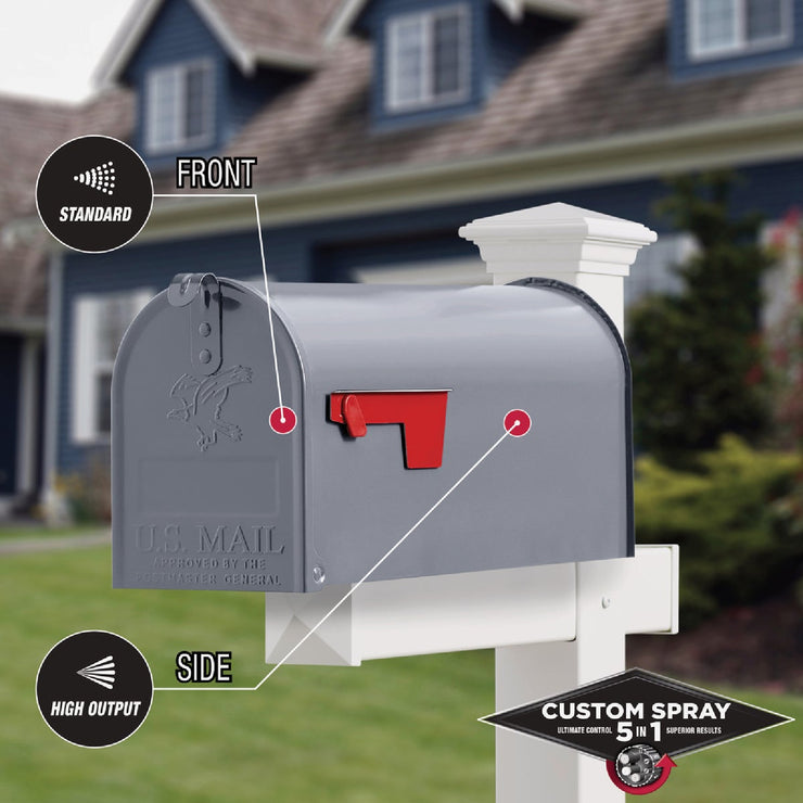 Image of Rust-Oleum Stops Rust 12 Oz. Custom Spray 5 in 1 Gloss Spray Paint, Smoke Gray