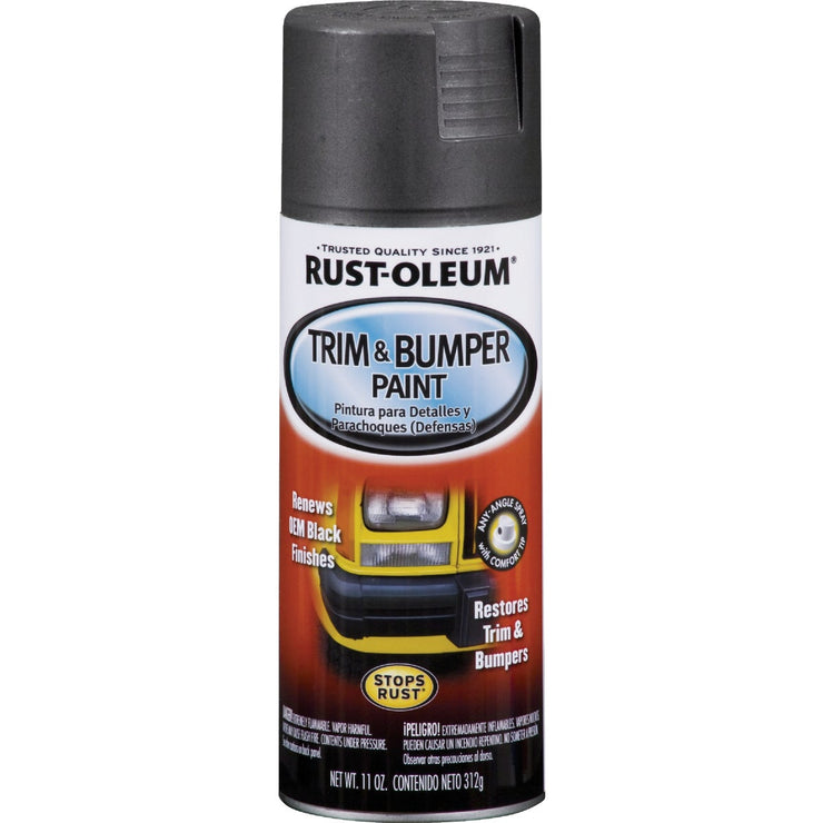 Image of Rust-Oleum Stops Rust Automotive Trim & Bumper Spray Paint, 11 Oz., Matte Black