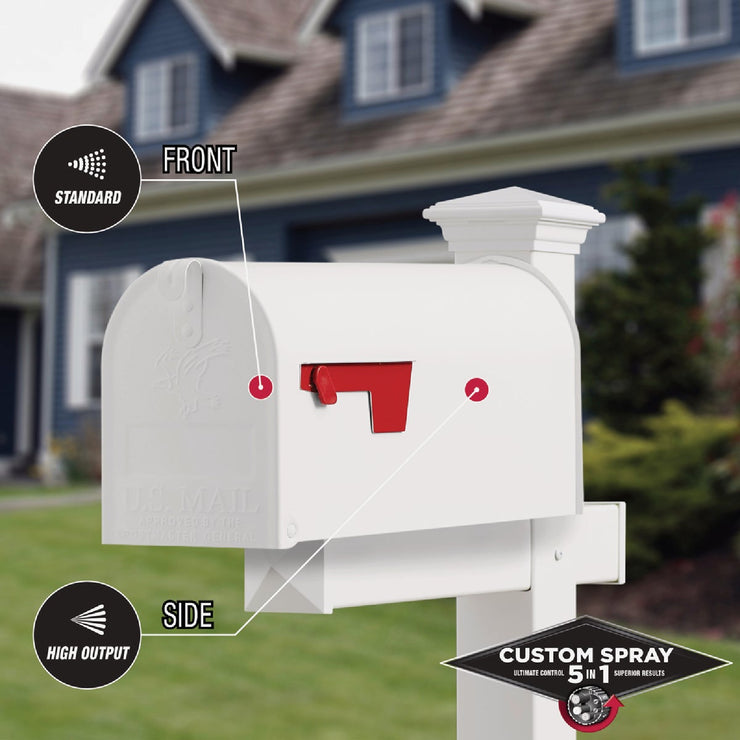 Image of Rust-Oleum Stops Rust 12 Oz. Custom Spray 5 in 1 Flat Spray Paint, White