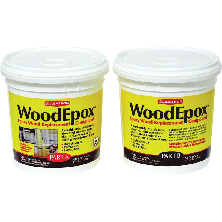 Image of Abatron WoodEpox - Includes 1 Gal. Part A & 1 Gal. Part B
