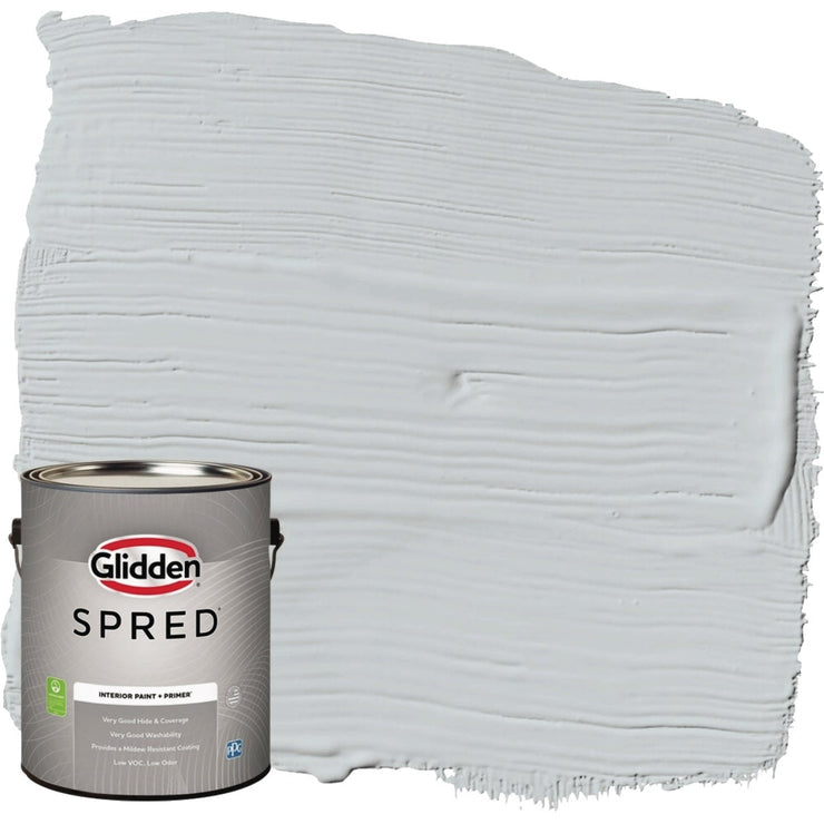 Image of Glidden Spred Interior Grab-N-Go Paint + Primer Eggshell Paint, Ghost Whisperer, 1 Gal.