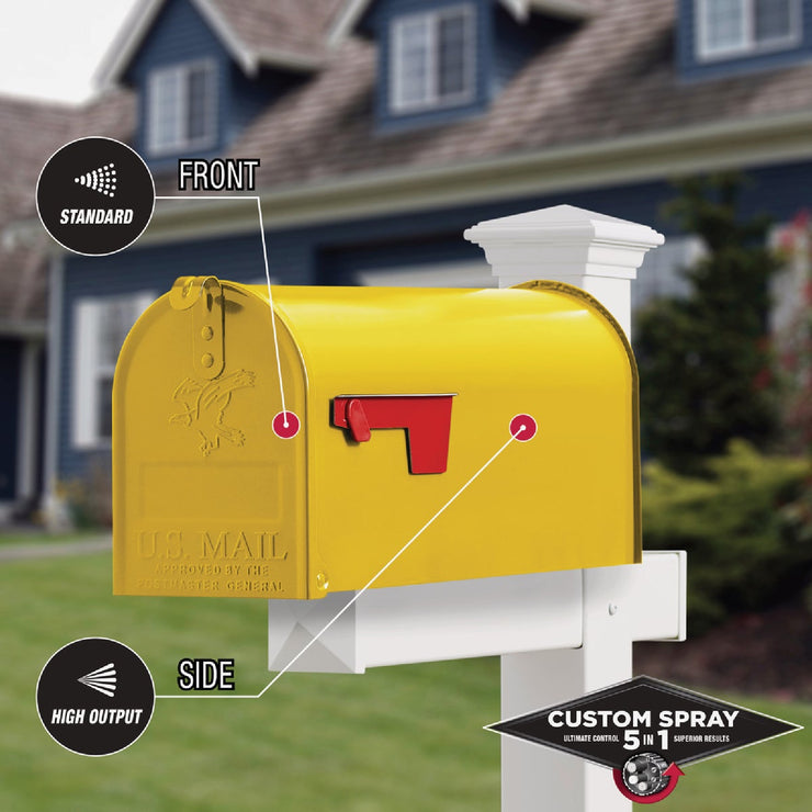 Image of Rust-Oleum Stops Rust 12 Oz. Custom Spray 5 in 1 Gloss Spray Paint, Sunburst Yellow