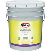 Image of Glidden Fundamentals Eggshell Interior Paint, White, 5 Gal.