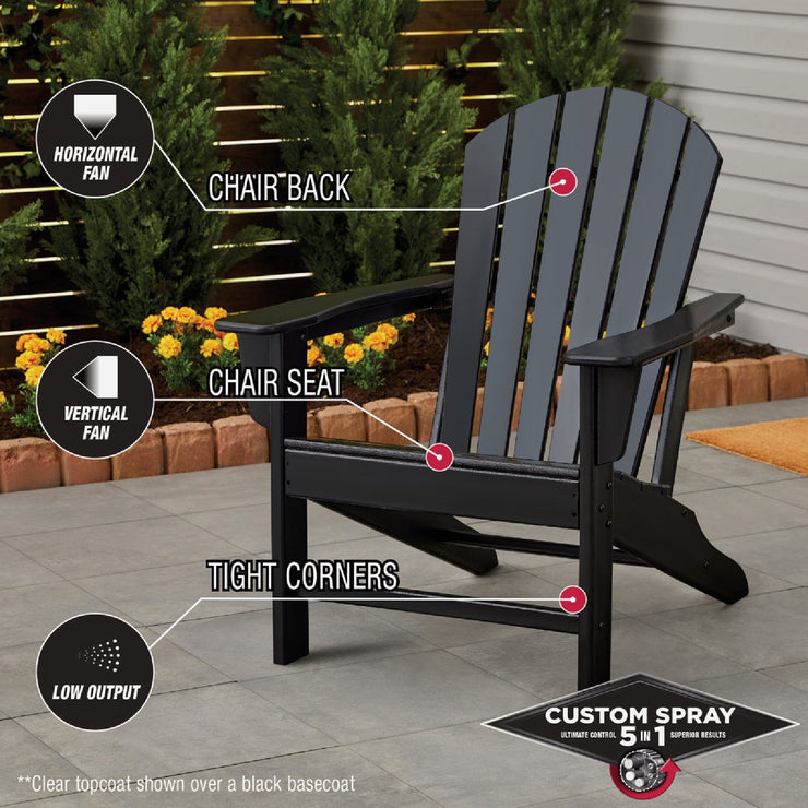 Image of Rust-Oleum Stops Rust 12 Oz. Custom Spray 5 in 1 Gloss Spray Paint, Clear