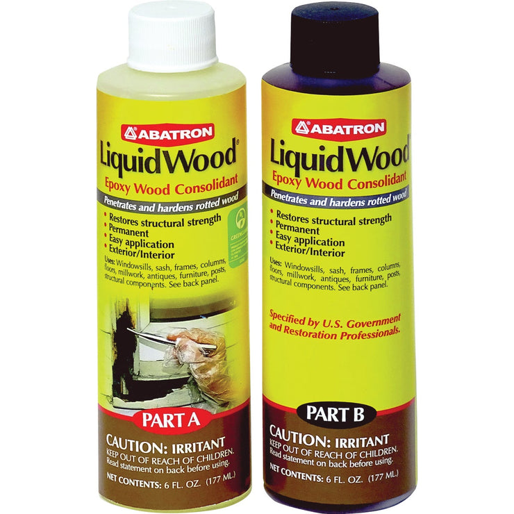 Image of Abatron LiquidWood - Includes 6 Oz. Part & 6 Oz. Part B