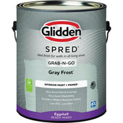 Image of Glidden Spred Interior Grab-N-Go Paint + Primer Eggshell Paint, Gray Frost, 1 Gal.