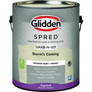 Image of Glidden Spred Interior Grab-N-Go Paint + Primer Eggshell Paint, Storm's Coming, 1 Gal.