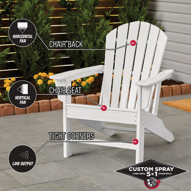 Image of Rust-Oleum Stops Rust 12 Oz. Custom Spray 5 in 1 Satin Spray Paint, White