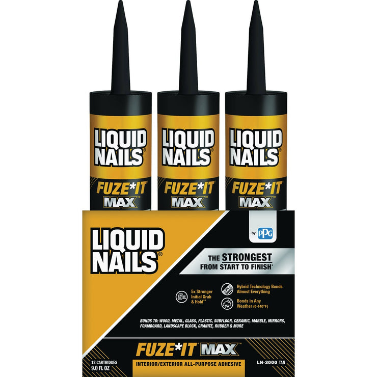 Image of Liquid Nails Fuze-It Max 9 Oz. All Surface Construction Adhesive