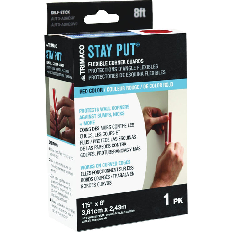 Image of Trimaco Stay Put 1.5 In. x 8 Ft. Flexible Corner Guard