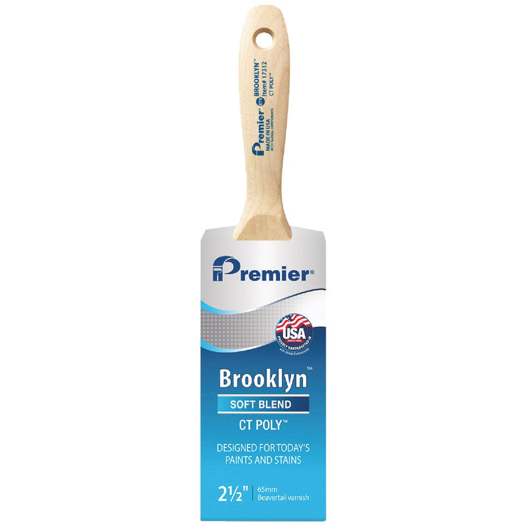 Image of Brooklyn 2-1/2 In. CT Poly Beavertail Varnish Brush