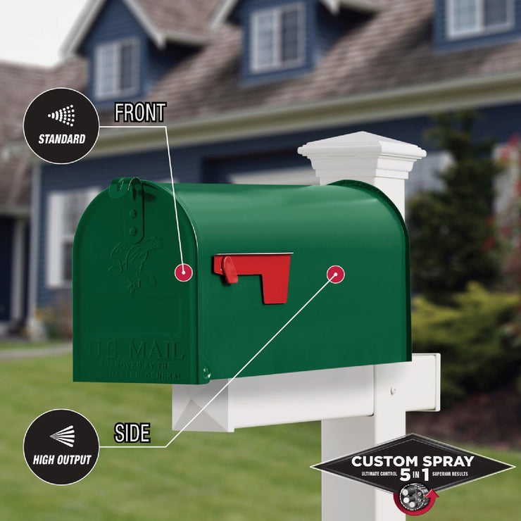 Image of Rust-Oleum Stops Rust 12 Oz. Custom Spray 5 in 1 Gloss Spray Paint, Hunter Green