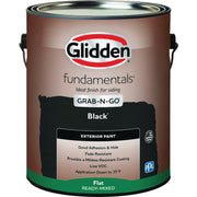 Image of Glidden Fundamentals Exterior Grab-N-Go Black Flat Gallon