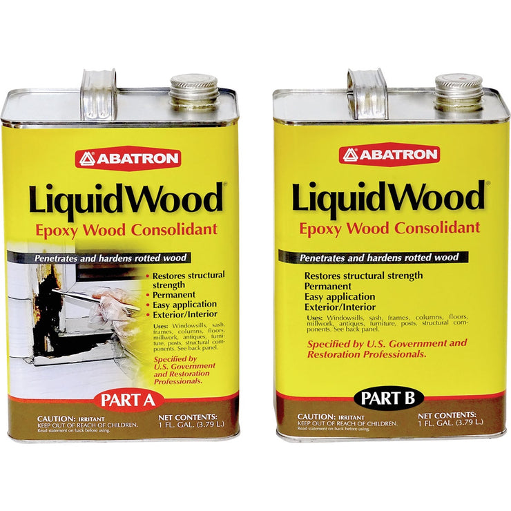 Image of Abatron LiquidWood - Includes 1 Gal. Part A & 1 Gal. Part B