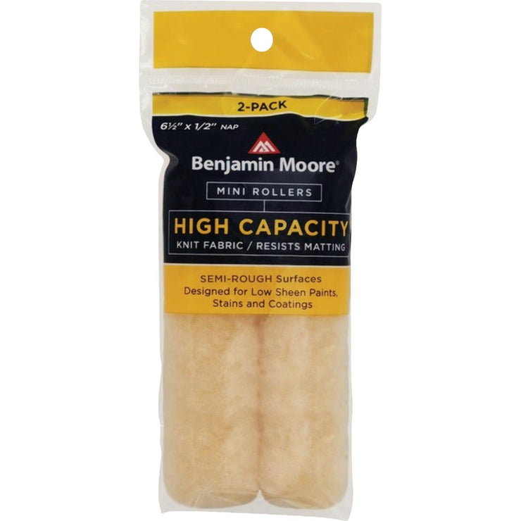 Image of Benjamin Moore 6.5 In. x 1/2 In. High Capacity Roller (2-Pack)