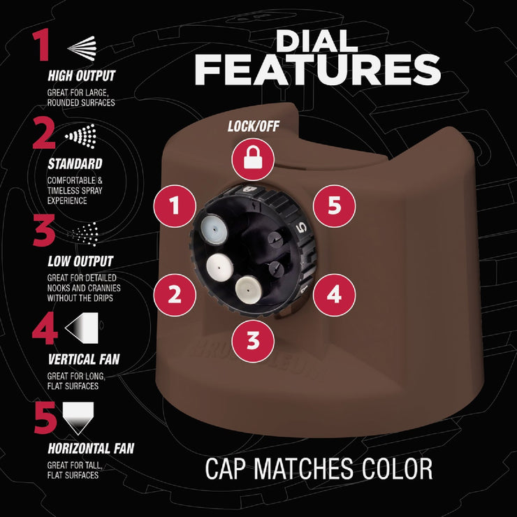 Image of Rust-Oleum Stops Rust 12 Oz. Custom Spray 5 in 1 Satin Spray Paint, Dark Brown