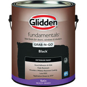 Image of Glidden Fundamentals Exterior Grab-N-Go Black Satin GL