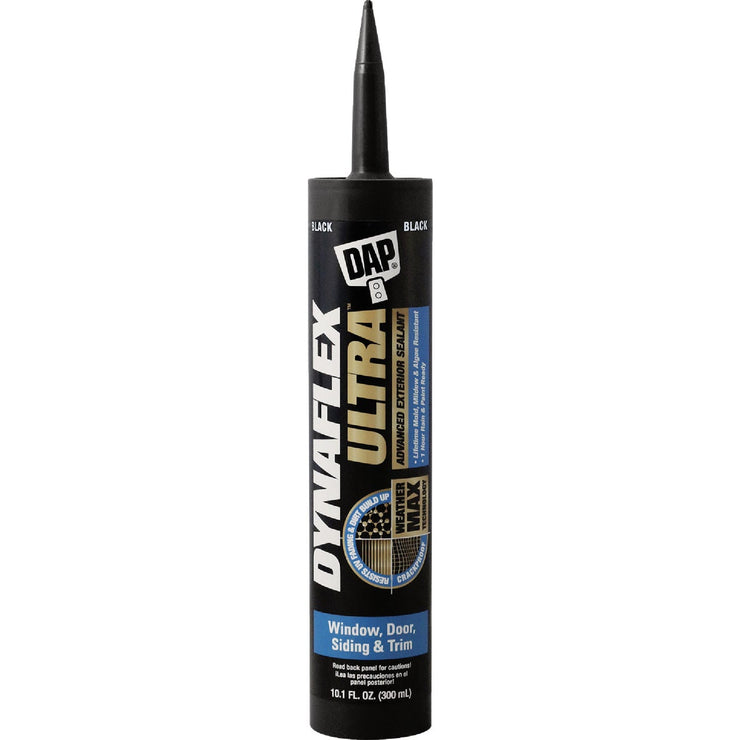 Image of Dap Dynaflex Ultra 10.1 Oz. Black Advanced Exterior Sealant for Window, Door & Siding