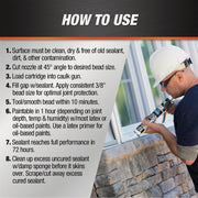 Image of Dap Dynaflex Ultra 10.1 Oz. Black Advanced Exterior Sealant for Window, Door & Siding