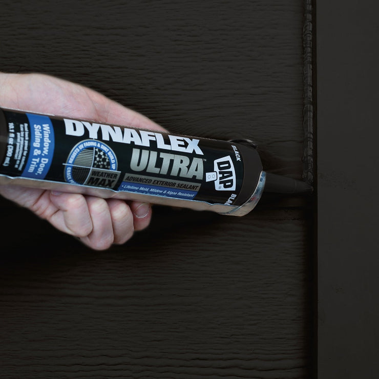 Image of Dap Dynaflex Ultra 10.1 Oz. Black Advanced Exterior Sealant for Window, Door & Siding