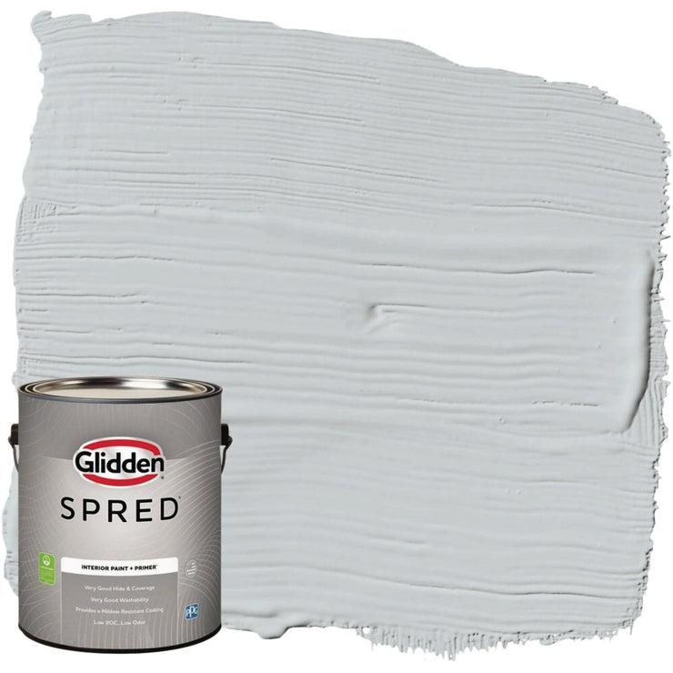 Image of Glidden Spred Interior Grab-N-Go Paint + Primer Semi-Gloss Paint, Ghost Whisperer, 1 Gal.