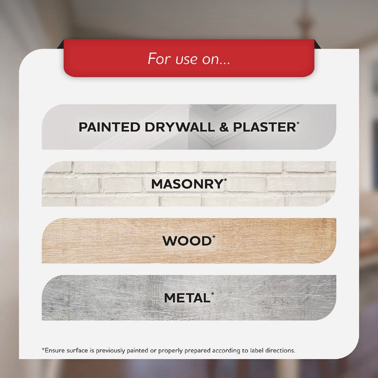 Image of Glidden Spred Interior Grab-N-Go Paint + Primer Semi-Gloss Paint, Ghost Whisperer, 1 Gal.