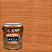 Image of Valspar Semi Transparent Deck Stain, Redwood, 1 Gal.