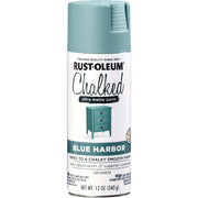 Image of Rust-Oleum Chalked 12 Oz. Ultra Matte Spray Paint, Blue Harbor