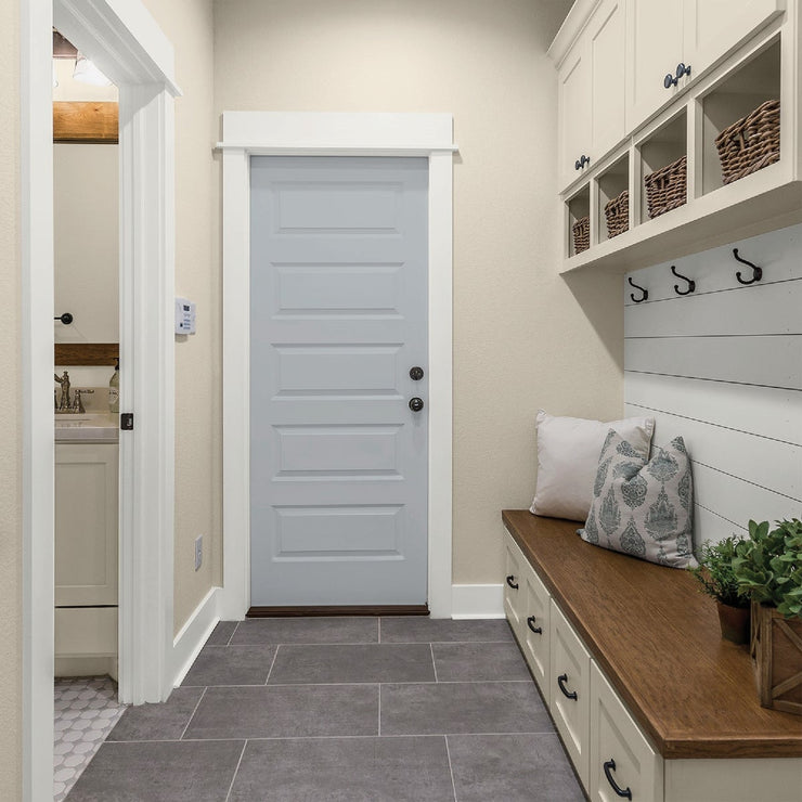 Image of Glidden Spred Interior Grab-N-Go Paint + Primer Semi-Gloss Paint, Gray Frost, 1 Gal.