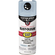 Image of Rust-Oleum Stops Rust 12 Oz. Custom Spray 5 in 1 Satin Spray Paint, Peaceful Blue