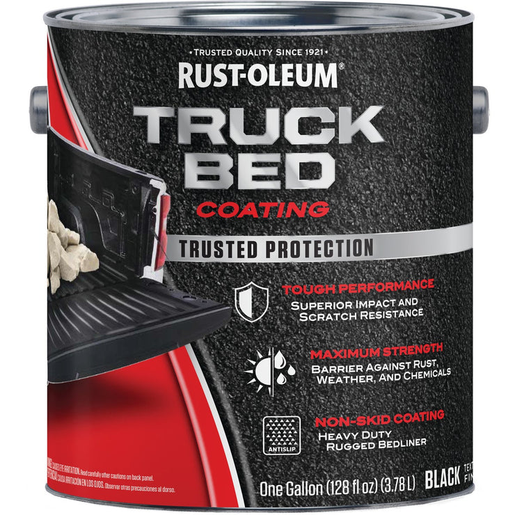 Image of Rust-Oleum Automotive Truck Bed Coating, Gallon, Black