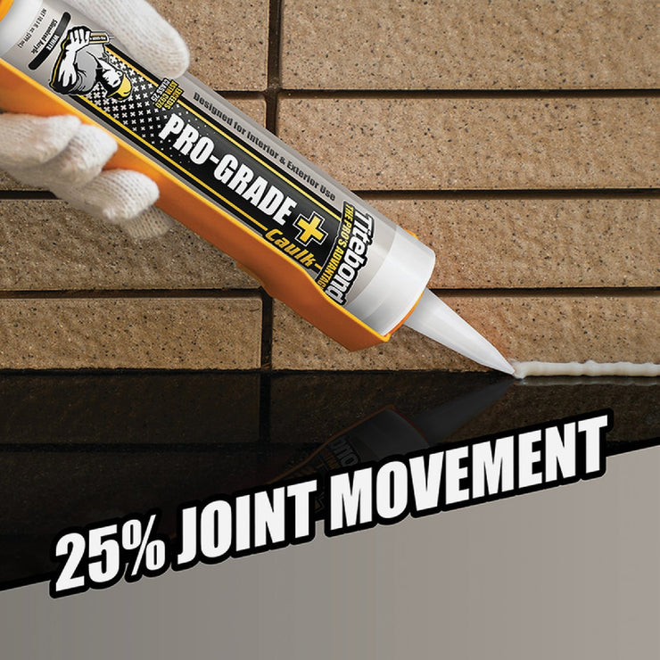 Image of Titebond Pro-Grade Plus 10.1 Oz. Silicone Caulk, Dark Bronze